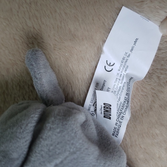 Dumbo Mini Bean Bag 8" ~Disney Cartoon Movie Character, NWT - Picture 10 of 11